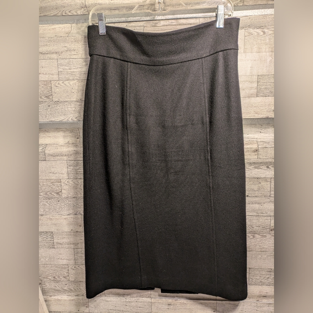 kal Rieman Classic Black Pencil Skirt for Women
